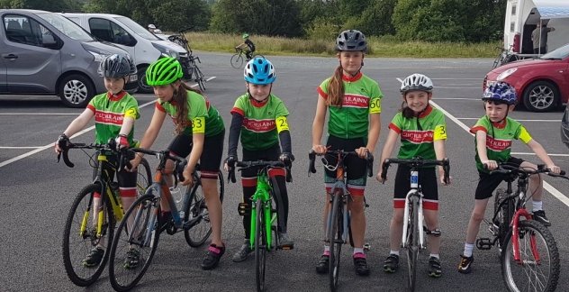 L-R Tiernan O'Shaughnessy, Ffion Dolan, Shane Meegan, Rhiannon Dolan, Grace O'Rourke & Michael O'Rourke