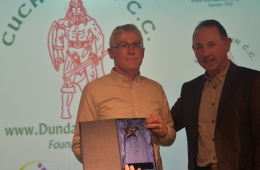 Philip Kerley receives his Special Recognition award from Sé Weston